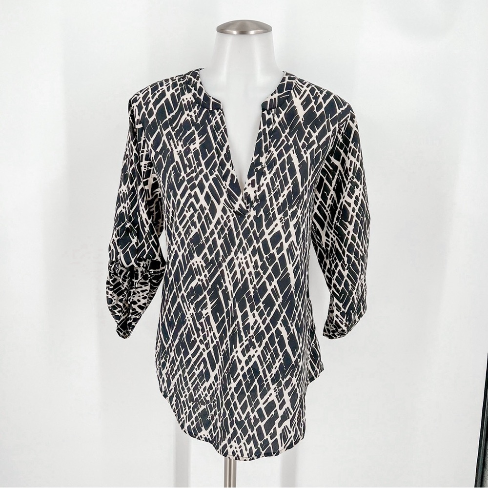 Collective Concepts black and white blouse